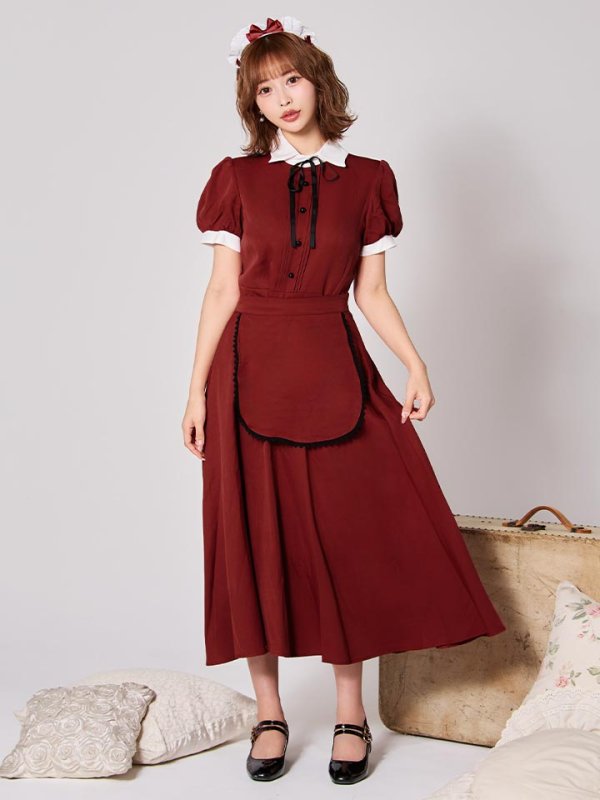 画像6: 【SALE!!】【即日発送】【ハロウィン】クラシカル洋館メイド 【コスプレ3点セット】 【S-XLサイズ/1カラー】[HC03]