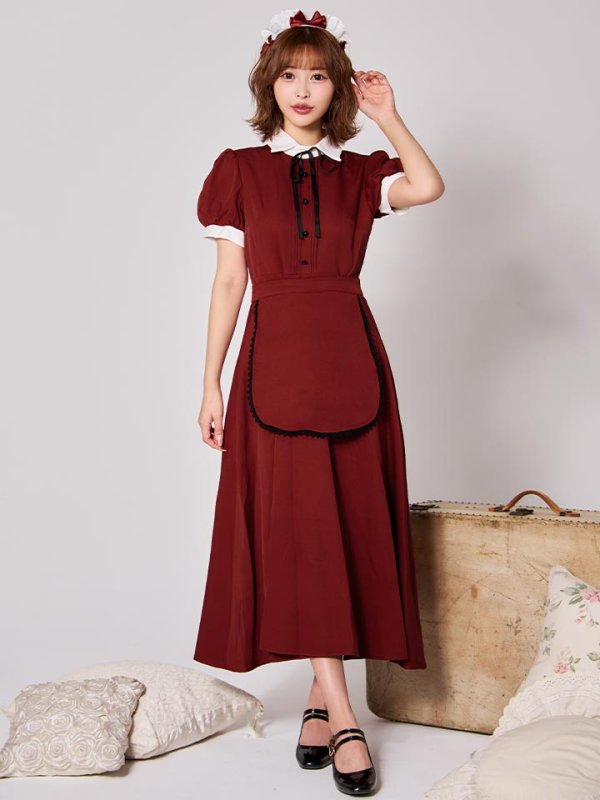 画像7: 【SALE!!】【即日発送】【ハロウィン】クラシカル洋館メイド 【コスプレ3点セット】 【S-XLサイズ/1カラー】[HC03]