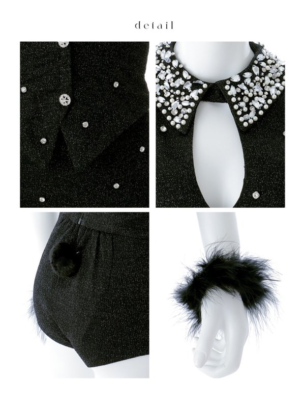 画像21: 【即日発送】【ハロウィン】タキシードバニーセットアップ【コスプレ6点セット】【XS-Lサイズ/1カラー】[HC03]