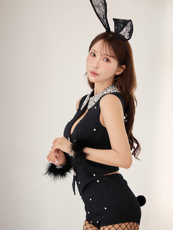 画像14: 【即日発送】【ハロウィン】タキシードバニーセットアップ【コスプレ6点セット】【XS-Lサイズ/1カラー】[HC03]