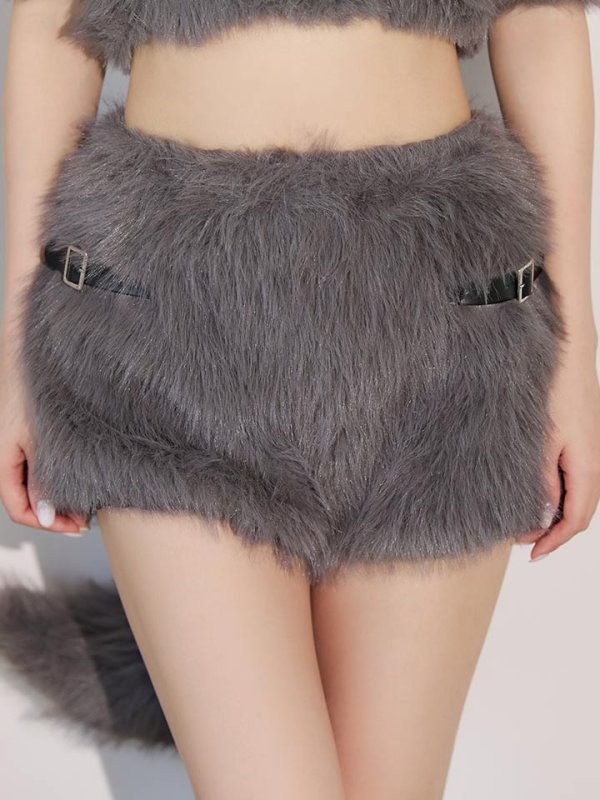 画像16: 【即日発送】【ハロウィン】ファーウルフ/ 狼 オオカミセットアップ【コスプレ6点セット】【XS-Mサイズ/1カラー】[HC03]