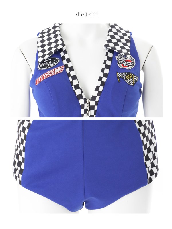 画像41: 【即日発送】【ハロウィン】レースクイーンセットアップ【コスプレ3点セット】【XS-Lサイズ/2カラー】[HC03]