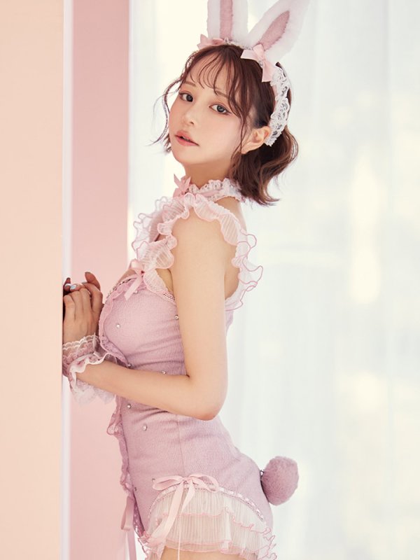 画像20: 【即日発送】【送料無料！】【ハロウィン】ビジューシアーバニーガール【コスプレ6点セット】【XS-Mサイズ/3カラー】[HC03]