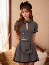 【即日発送！】【ハロウィン】クラシカルメイドセットアップ【コスプレ5点セット】【XS-Mサイズ/2カラー】[HC03]るりぴ着用