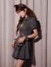 グレー モデル：まりん　身長：163cm　着用サイズ：Sサイズ