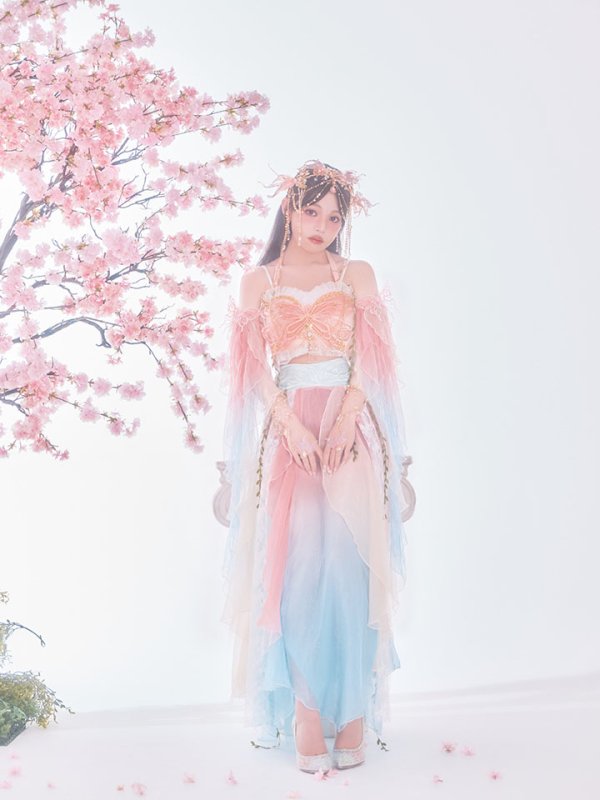 モデル：吉木千沙都（ちぃぽぽ）身長：158cm　着用サイズ：Fサイズ