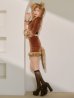 ブラウン　モデル：明日花キララ　身長162cm　着用サイズ：Sサイズ