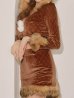 ブラウン　モデル：明日花キララ　身長162cm　着用サイズ：Sサイズ