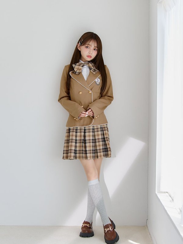 画像10: 【即日発送】【送料無料！】【ハロウィン】韓国JK制服ガール【コスプレ5点セット】【XS-XLサイズ/1カラー】[OF04]