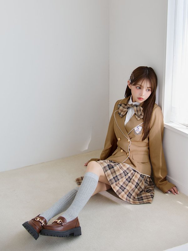 画像11: 【即日発送】【送料無料！】【ハロウィン】韓国JK制服ガール【コスプレ5点セット】【XS-XLサイズ/1カラー】[OF04]