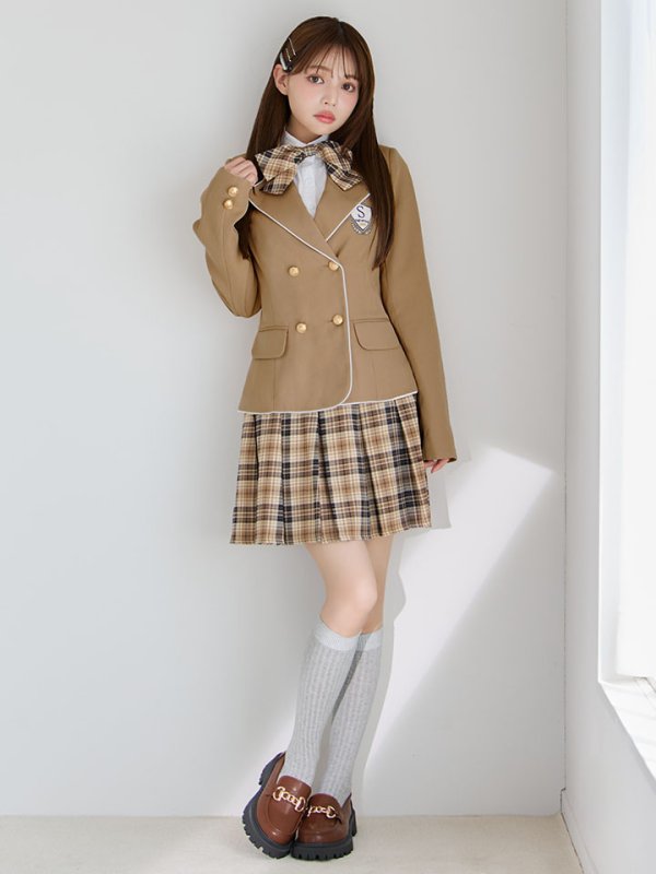 画像4: 【即日発送】【送料無料！】【ハロウィン】韓国JK制服ガール【コスプレ5点セット】【XS-XLサイズ/1カラー】[OF04]