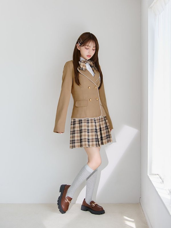 画像7: 【即日発送】【送料無料！】【ハロウィン】韓国JK制服ガール【コスプレ5点セット】【XS-XLサイズ/1カラー】[OF04]