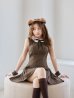 画像10: 【即日発送】【ハロウィン】襟付きノースリーブワンピクマコスプレ【コスプレ4点セット】【XS-Mサイズ/1カラー】[OF04]