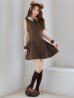 画像4: 【即日発送】【ハロウィン】襟付きノースリーブワンピクマコスプレ【コスプレ4点セット】【XS-Mサイズ/1カラー】[OF04]