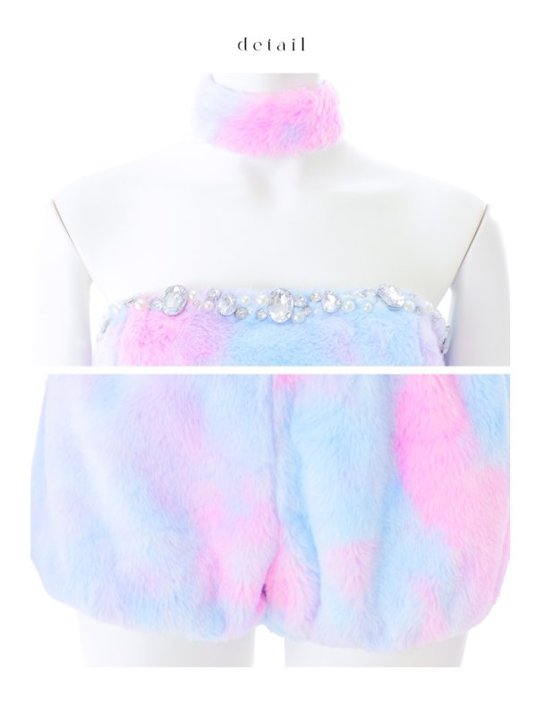 画像40: 【即日発送】【ハロウィン】パステルもこもこバニー【コスプレ7点セット】【フリーサイズ/6カラー】[HC03]