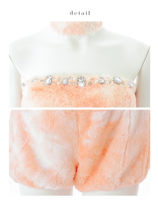 画像39: 【即日発送】【ハロウィン】パステルもこもこバニー【コスプレ7点セット】【フリーサイズ/6カラー】[HC03]