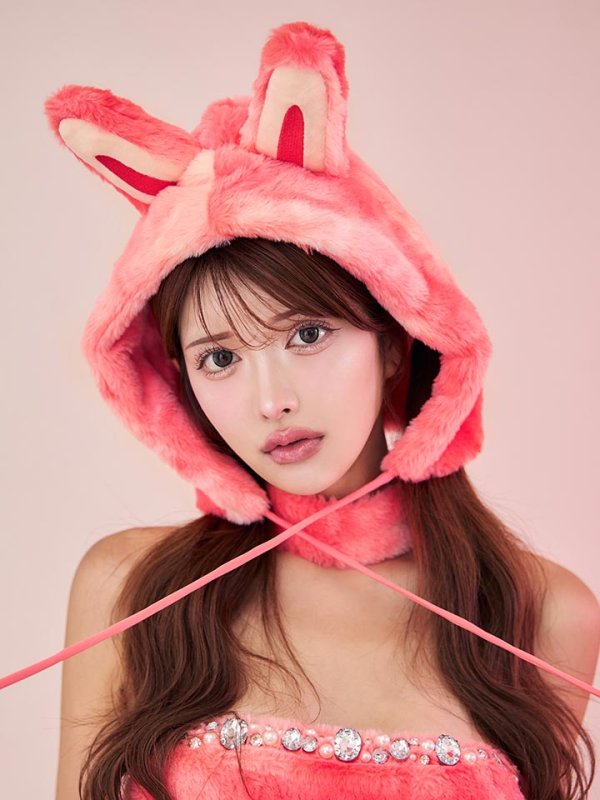 画像23: 【即日発送】【ハロウィン】パステルもこもこバニー【コスプレ7点セット】【フリーサイズ/6カラー】[HC03]