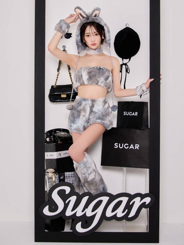 画像3: 【即日発送】【ハロウィン】パステルもこもこバニー【コスプレ7点セット】【フリーサイズ/6カラー】[HC03]