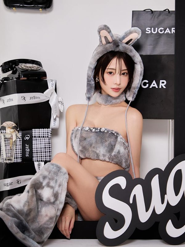 画像7: 【即日発送】【ハロウィン】パステルもこもこバニー【コスプレ7点セット】【フリーサイズ/6カラー】[HC03]