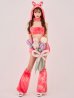 画像4: 【即日発送】【ハロウィン】パステルもこもこバニー【コスプレ7点セット】【フリーサイズ/6カラー】[OF03/OF04]