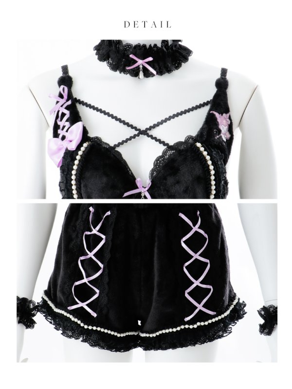 画像25: 【即日発送】【サンリオ】クロミランジェリーセットアップルームウェア【S-L/1カラー】[OF03]