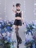 画像5: 【即日発送】【サンリオ】クロミランジェリーセットアップルームウェア【S-L/1カラー】[HC02]ゆりにゃ着用 (5)