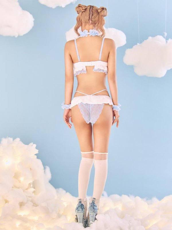 画像23: 【即日発送】【サンリオ】シナモロールランジェリーセットアップルームウェア【S-L/1カラー】[OF03]