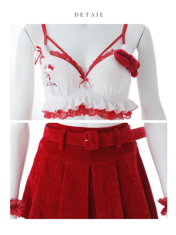 画像22: 【即日発送】【サンリオ】ハローキティランジェリーセットアップルームウェア【S-L/1カラー】[OF03]