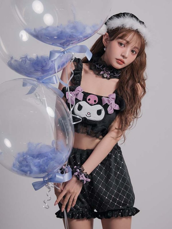 画像5: 【即日発送】【サンリオ】クロミセットアップルームウェア【S-L/1カラー】[OF03]