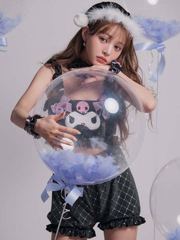 画像7: 【即日発送】【サンリオ】クロミセットアップルームウェア【S-L/1カラー】[OF03]