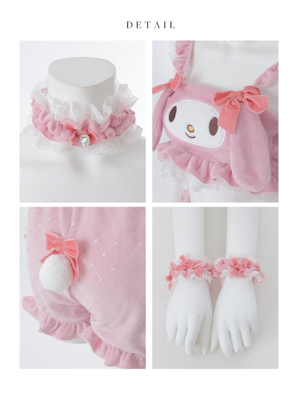 画像24: 【即日発送】【サンリオ】マイメロディセットアップルームウェア【S-L/1カラー】[OF03]