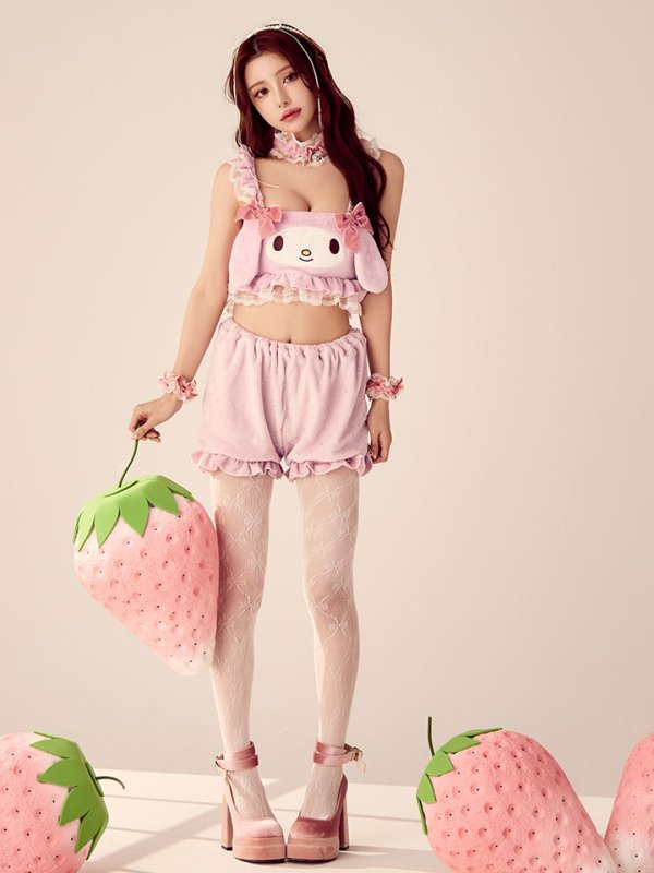 画像16: 【即日発送】【サンリオ】マイメロディセットアップルームウェア【S-L/1カラー】[OF03]