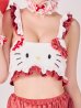 画像15: 【予約 / 10月上旬発送予定】【送料無料！】【サンリオ】ハローキティキルティングセットアップルームウェア【4点セット】【S-L/1カラー】[OF04]
