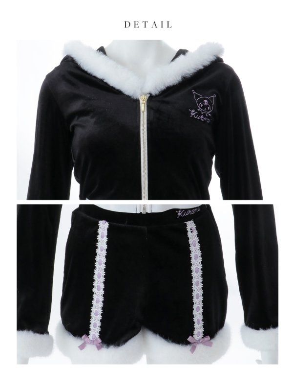 画像36: 【即日発送】【サンリオ】クロミ3wayセットアップルームウェア【4点セット】【S-L/1カラー】[OF03]