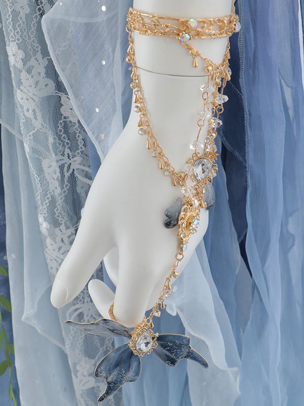 画像13: 【即日発送】【ハロウィン】 エキゾチックエルフヘッド/ハンドアクセ ハロウィン小物 単品【コスプレ2点セット/2カラー】[HC03]