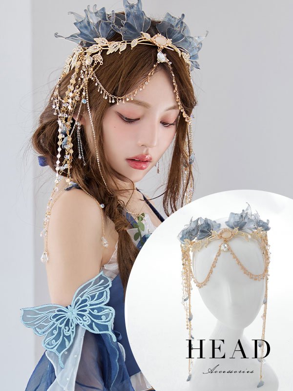 画像2: 【ハロウィン】【予約 / 9月下旬発送予定】 エキゾチックエルフヘッド/ハンドアクセ ハロウィン小物 単品【コスプレ2点セット/2カラー】[OF01]