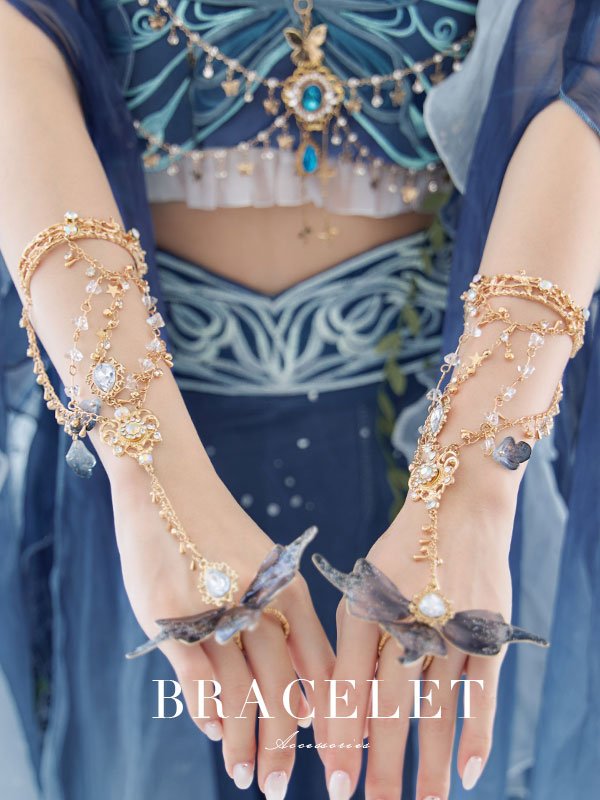 画像3: 【即日発送】【ハロウィン】 エキゾチックエルフヘッド/ハンドアクセ ハロウィン小物 単品【コスプレ2点セット/2カラー】[HC03]