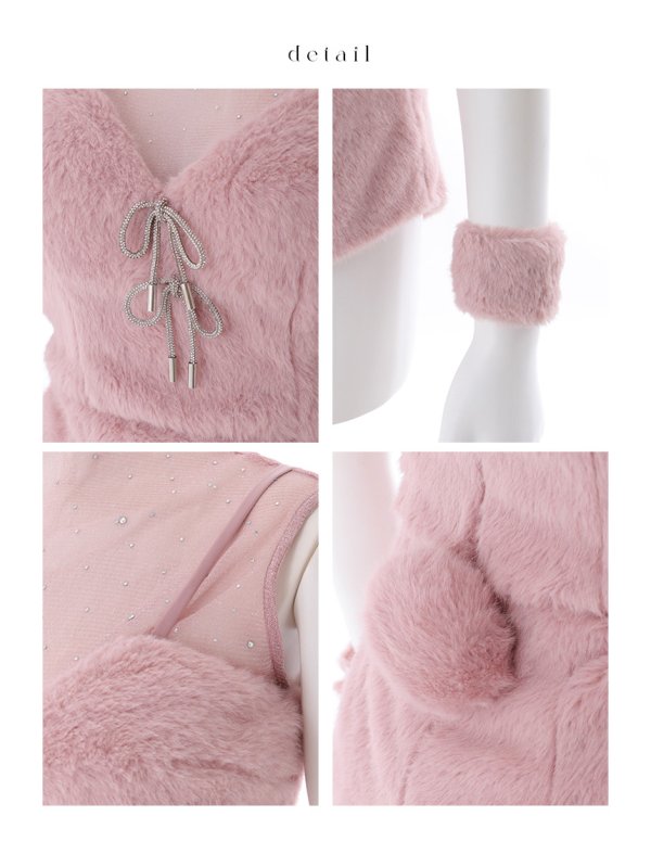 画像42: 【即日発送】【ハロウィン】ふわもこリボンバニーコスプレ【コスプレ6点SET】【XS-Mサイズ】[OF04]三上悠亜着用