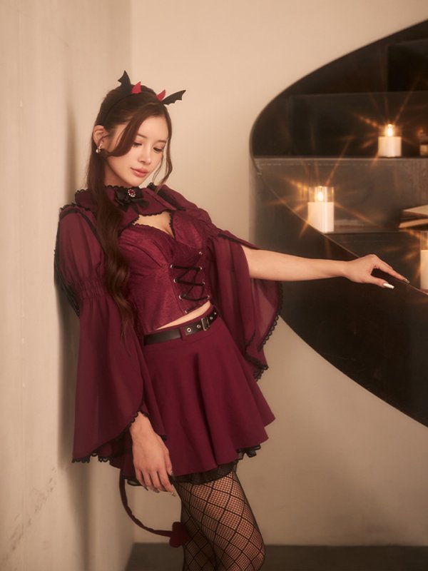 モデル：あっすん 身長：164cm 着用サイズ：Sサイズ