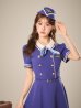 画像7: 【ハロウィン】CAロングフレア【コスプレ4点SET】【S-XLサイズ】[OF03]加藤美南着用 (7)