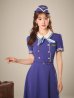 画像12: 【ハロウィン】CAロングフレア【コスプレ4点SET】【S-XLサイズ】[OF03]加藤美南着用 (12)