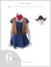 画像25: 【即日発送】【送料無料！】【ハロウィン】デニムカウガールコスプレセット【コスプレ6点SET】【S-Lサイズ】[OF03]吉木千沙都（ちぃぽぽ）着用 (25)