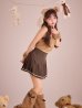 画像13: 【送料無料！】【ハロウィン】もこもこベアプリーツセットアップ【コスプレ6点SET】【XS-Mサイズ】【予約/9月下旬発送予定】[OF03]吉木千沙都（ちぃぽぽ）着用 (13)