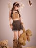 画像15: 【送料無料！】【ハロウィン】もこもこベアプリーツセットアップ【コスプレ6点SET】【XS-Mサイズ】【予約/9月下旬発送予定】[OF03]吉木千沙都（ちぃぽぽ）着用 (15)