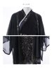 画像15: 【ハロウィン】ブラック×ゴールド刺繍漢服コスプレ【3点SET】【L-XLサイズ】[OF03]今井暖大着用 (15)