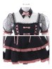 画像5: 【即日発送】【送料無料！】【ハロウィン】レースアップリボンキャットコスプレ【コスプレ6点SET】【Sサイズ/3カラー】[OF04] (5)
