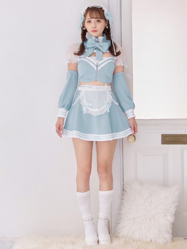 画像10: 【即日発送！】【sugar nine×マリームーンコラボ】 【ハロウィン】マリームーンコラボジャージメイド 【コスプレ8点セット】 【XS-Lサイズ/2カラー】[HC03]