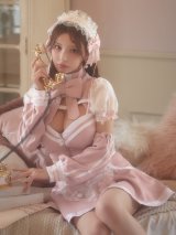 【即日発送！】【sugar nine×マリームーンコラボ】【ハロウィン】マリームーンコラボジャージメイド 【コスプレ8点セット】【XS-Lサイズ/2カラー】[HC03]ももか着用