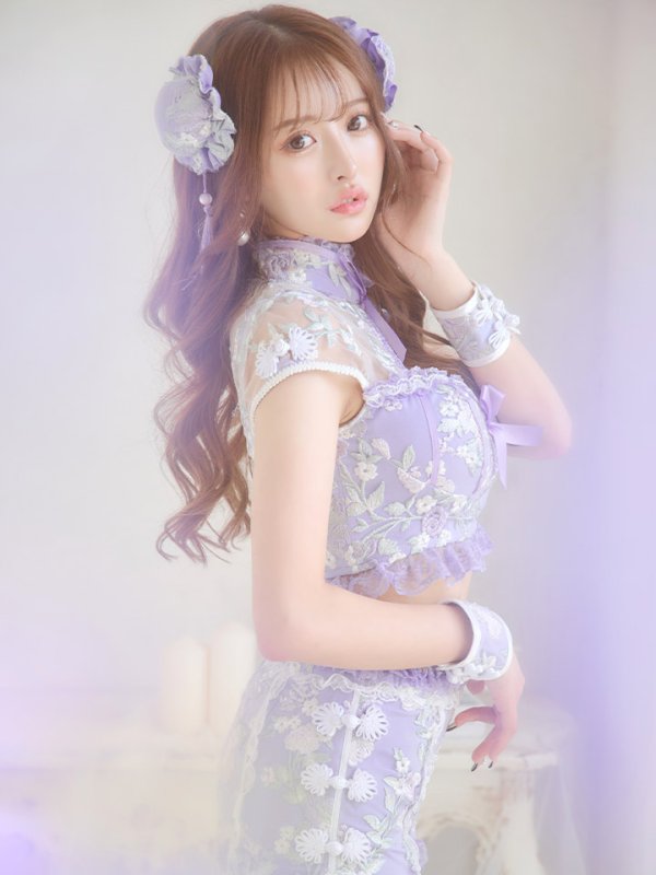 画像13: 【ハロウィン】【sugar nine×マリームーンコラボ】 マリームーンコラボセットアップチャイナ 【コスプレ5点セット】 【XS-Mサイズ/4カラー】[OF04]