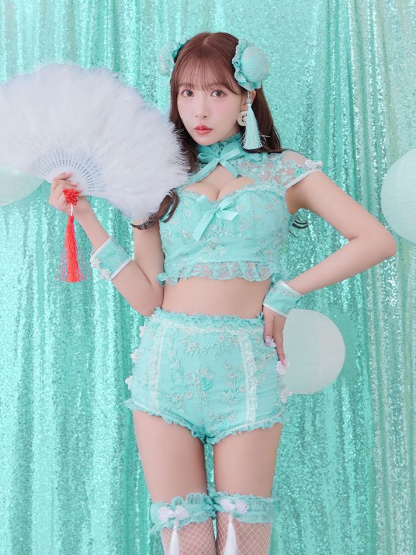 画像19: 【ハロウィン】【sugar nine×マリームーンコラボ】 マリームーンコラボセットアップチャイナ 【コスプレ5点セット】 【XS-Mサイズ/4カラー】[OF04]